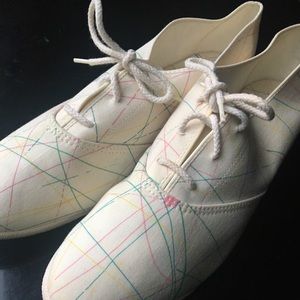 WIMZEES Retro Geo Lace Up Shoes Casual Sneakers!